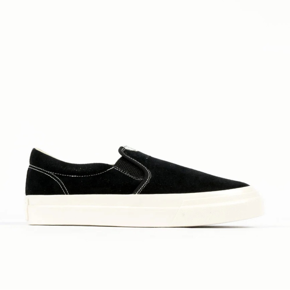 Junya Watanabe x Stepney Workers Black and White Slip-On Loafers